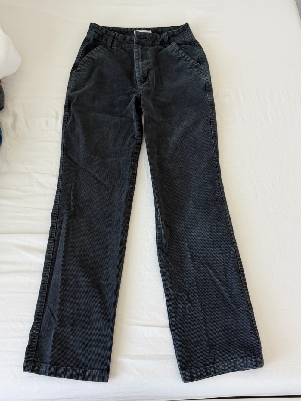 Aeropostale Charcoal Corduroy Pants